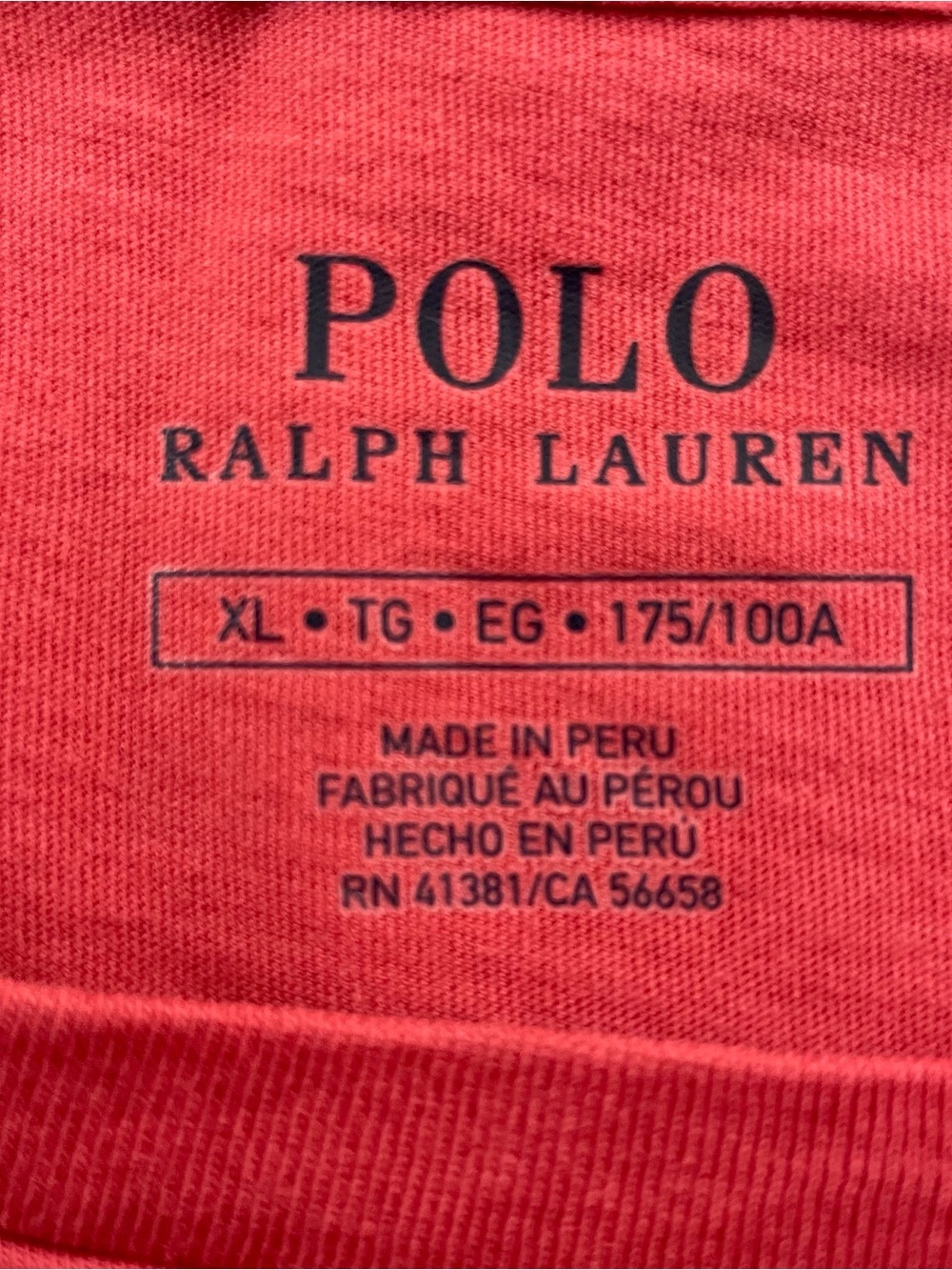 Polo Ralph Lauren Pink Salmon Striped Boat Neck 3/4 Sleeve Cotton SZ XL Nautica - Picture 5 of 11